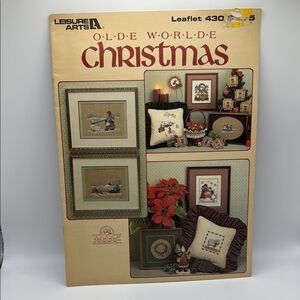 Leisure Arts Cross Stitch Olde Worlde Christmas Leaflet #430
